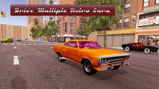 Retro car driving school screenshot 2