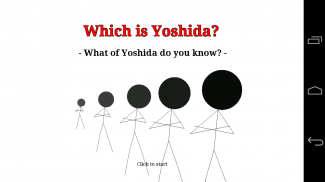 Which is Yoshida? screenshot 2