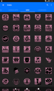 Lilac Purple & Black Icon Pack screenshot 3