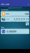 Bitcoin x South African Rand screenshot 2