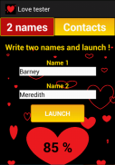 Compatibility love tester screenshot 0