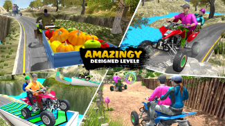 Real Quad bike Stunt 3D Simulation Game screenshot 0