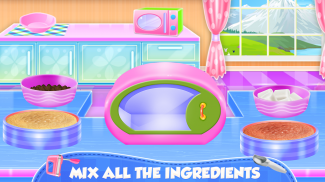 Fruity Ice Cream Cake Cooking screenshot 1