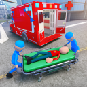 Stickman Ambulance Roof Jumping - Rooftop Stunts Icon