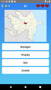 Azerbaijan: Regions & Provinces Map Quiz. screenshot 11