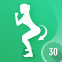 30 Days Buttocks Workout For Women, Legs Workout Icon