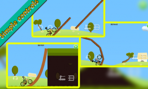 Downhill supreme stickman - Mountain Biking Xtreme screenshot 2