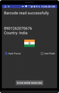 Barcode Origin Country Scanner screenshot 0