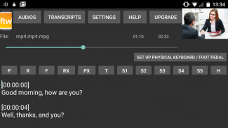 The FTW Transcriber screenshot 2