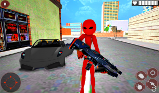 Stickman Monster Rope Hero: City Crime Simulator screenshot 3