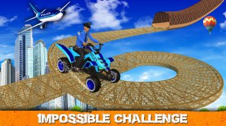 US Police ATV Quad Bike Mega Ramp Stunts screenshot 1