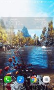 Lake Flowers Live Wallpaper screenshot 1