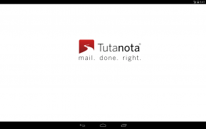 ساده میل امن بفرستید Tutanota screenshot 0