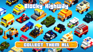 Blocky Highway: Traffic Racing screenshot 4