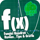 Edukasi + Kalkulator Grafik Fungsi Kuadrat` Icon