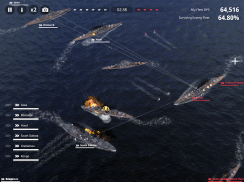 Warship Fleet Command : WW2 Naval War Game screenshot 1