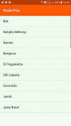 Kode Pos Indonesia Terlengkap screenshot 1