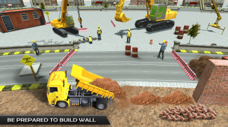 Security Wall Construction & Cargo Simulator 2018 screenshot 3