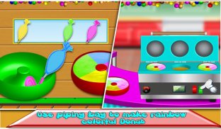 DIY Rainbow Donut Maker Salon screenshot 6