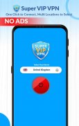 Super VIP VPN Pro - Proton Vpn Fast No Ads screenshot 1