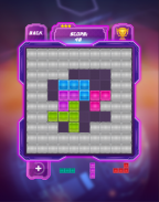 Tetris game Block Puzzle Glow Breaker screenshot 5