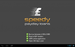 Speedy Payday Loans screenshot 1