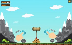 Castle Hammer Time swing Smash Hill mountain Rocks screenshot 0