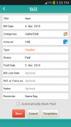 Bills Tracker & Reminder screenshot 2