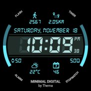 Minimal Digital Watch Face screenshot 12