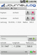 PhoneTrack Mileage Logger screenshot 1