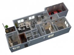 3D Modüler Ev Kat Planı screenshot 9