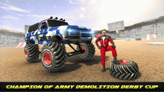 Army Monster Truck Game Derby screenshot 5