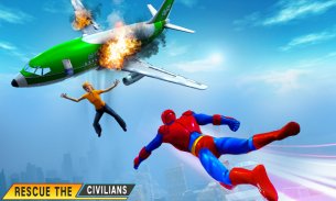 Flying Hero Superhero Games screenshot 20