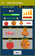 Think Tap Arrange - Brain Game screenshot 0