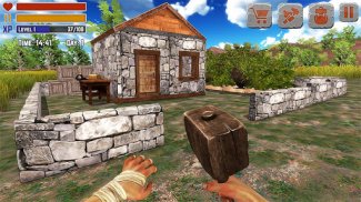 島での生存シミュレータゲーム screenshot 1