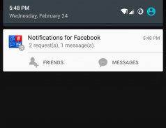 Notifications pour Facebook screenshot 0