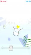 Sliding Snowman screenshot 0