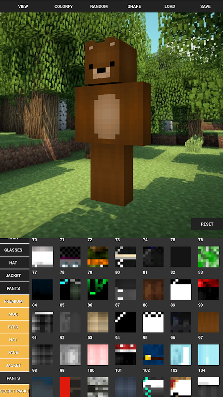 Skin Editor Minecraft PE - Custom Skin Creator APK For Android for Minecraft