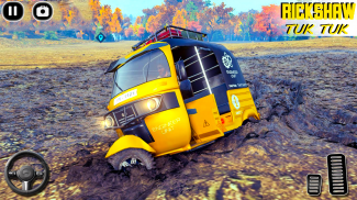 Montagne Tuk-tuk Rickshaw aventure au volant screenshot 2