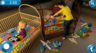 Real Mother Simulator 3D: New Born Twin Baby Games screenshot 3