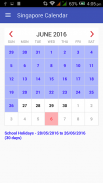 Singapore Calendar 2020 screenshot 5