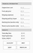 Fees Analyzer for eBay sellers screenshot 0