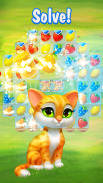 Garden Pets Puzzle - Spiele Match 3 screenshot 6