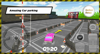 Military Pink Car Parking screenshot 3