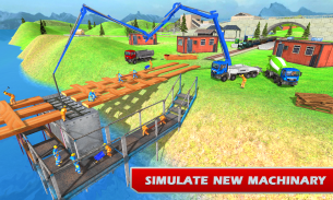 Train Bridge Construction: Railroad Building Sim screenshot 0