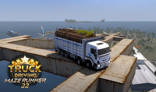 Truck Driving 22 : Maze Runner screenshot 2