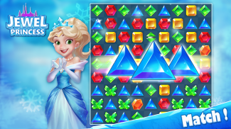 Jewel Princess - Match 3 Frozen Adventure screenshot 1