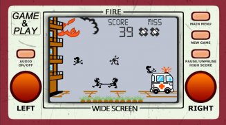 الهروب من الحريق FIRE 80s Arcade Games screenshot 0