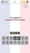 French Regions - Capitals and Maps of France Quiz screenshot 1