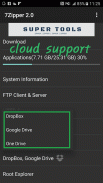 7Zipper 2.0 – Local and Cloud File Explorer screenshot 1